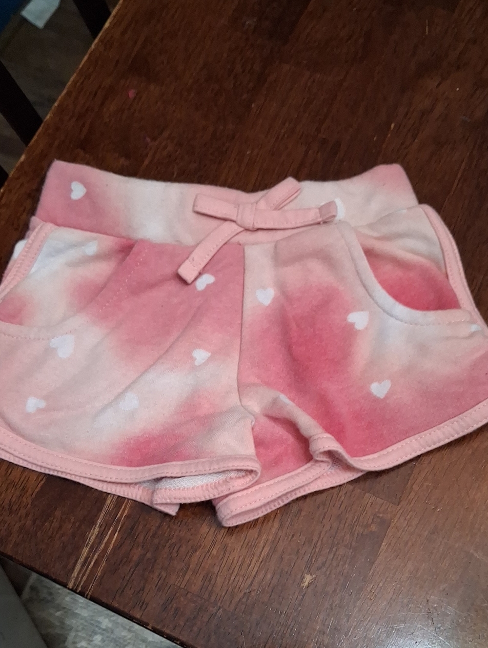Garanimals Pink Ombre Heart Print Girls' Shorts